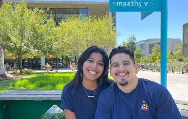 Paulina Cedillo and Carlos Garcia are both second-year medical students at UC San Diego School of Medicine. They are serving as co-chairs of the Latino Medical Student Association, which strives to empower current and future physicians through service, mentorship and education.